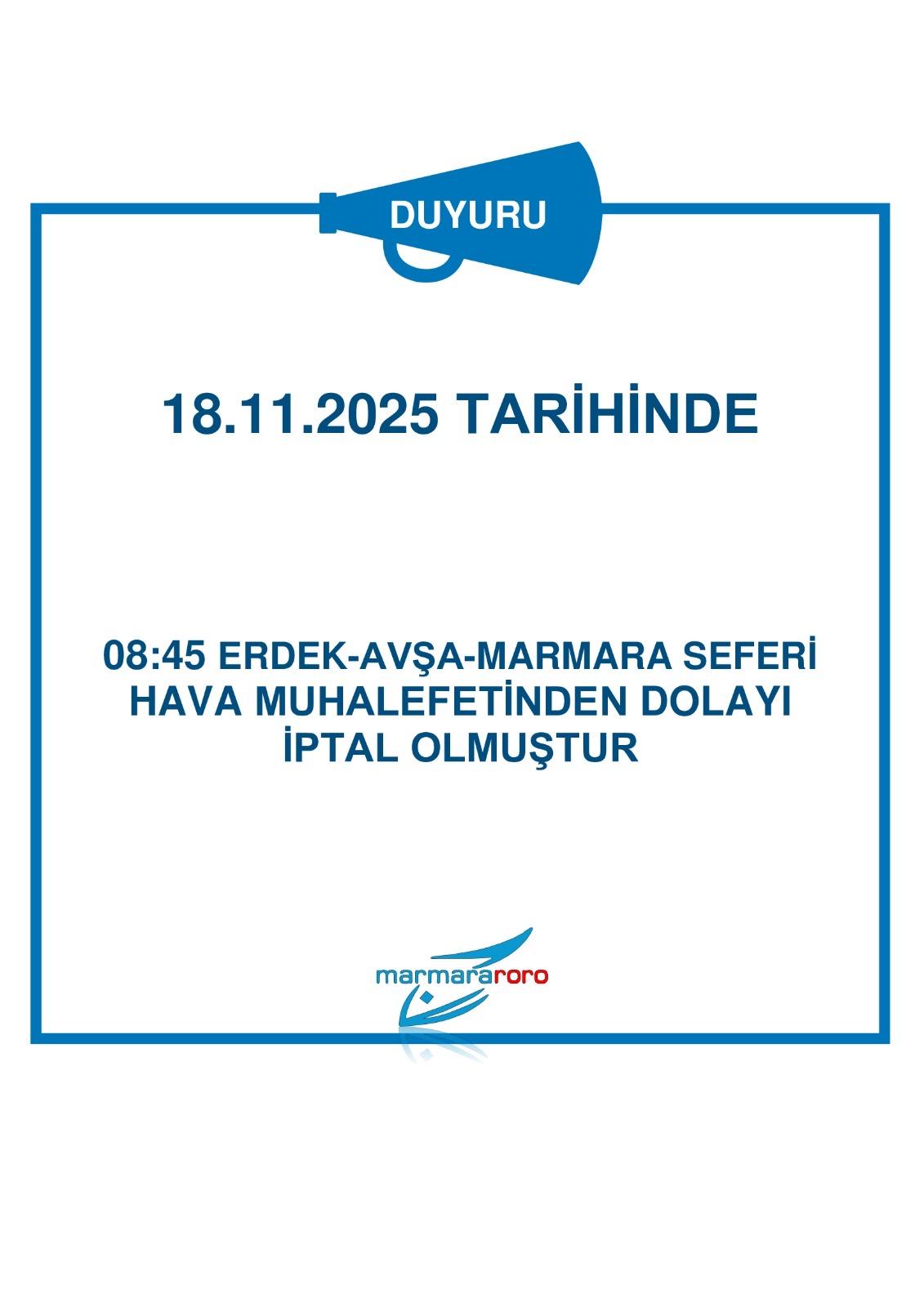 marmara roro seferler 