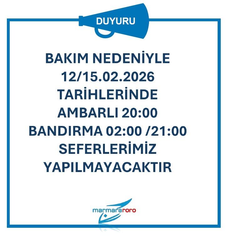 marmara roro seferler 