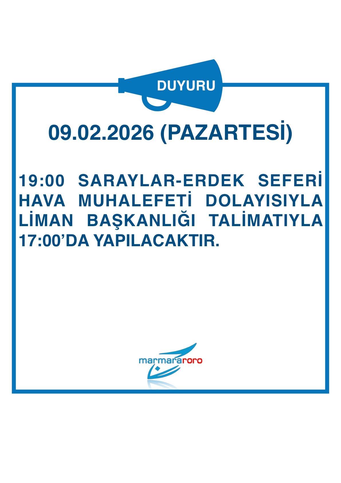 marmara roro seferler 