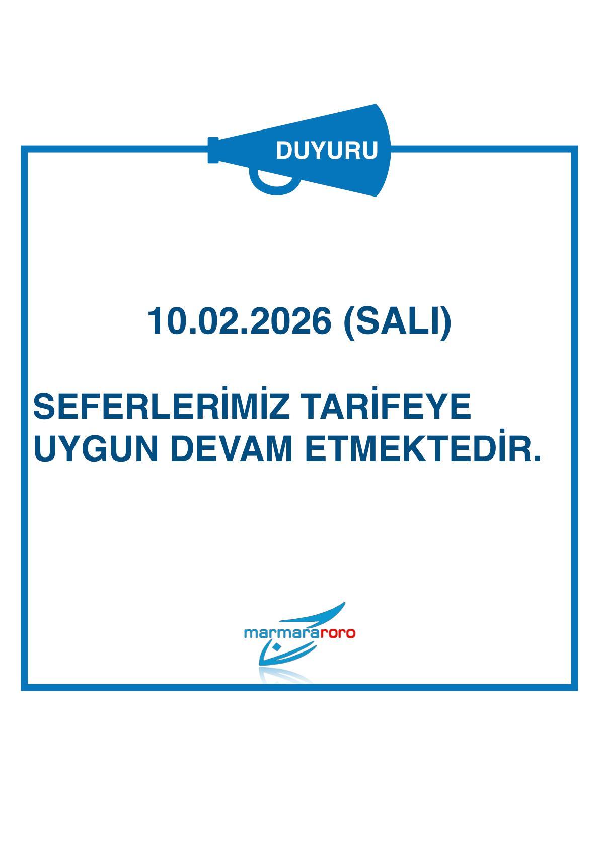 marmara roro seferler 